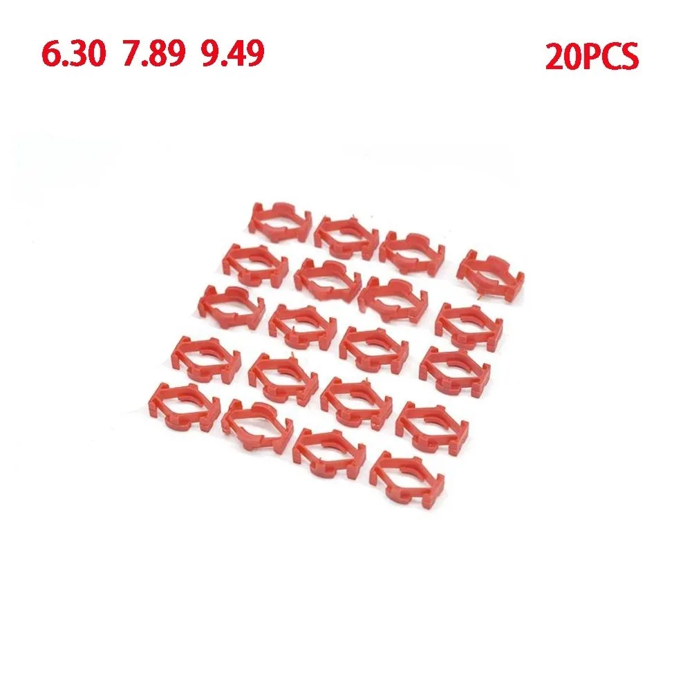 20PCS Red Plastic Quick Connect Clips Urea Tube Pipe Joint Fuel Tube Line  For Quick Connect Joint Clip Automotive Repair Tool