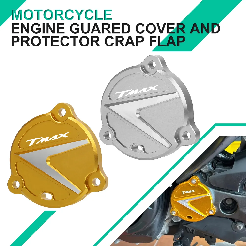 

Motorcycle Engine Stator Guard Cover Protection Crap Flap For Yamaha T-MAX TMAX 530 500 560 TMAX530 TMAX500 TMAX560 2012-2024