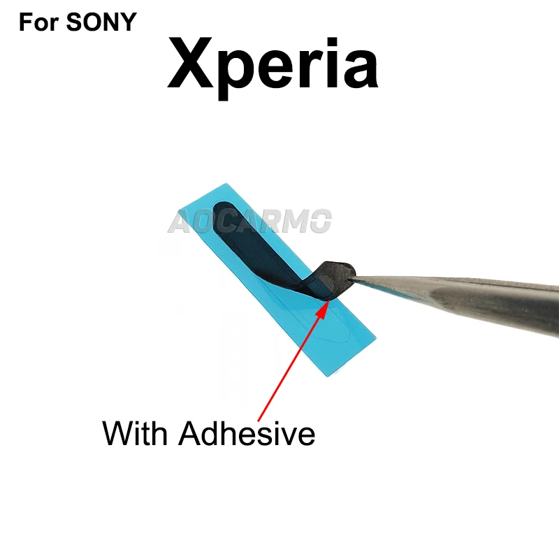 Aocarmo For SONY Xperia 1 II III 5 II X1ii X1iii X5ii Top Dust Mesh Ear Speaker Earpiece Grid With Waterproof Adhesive