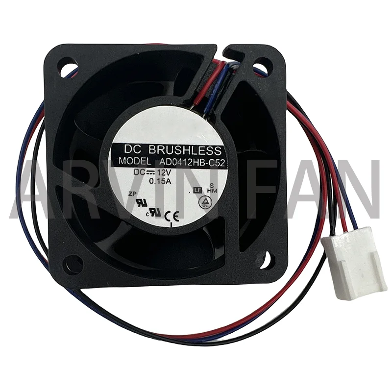 

Original AD0412HB-C52 40*40*20MM 4CM 40MM DC12V 0.15A Three-wire Server Square Cooling Fan