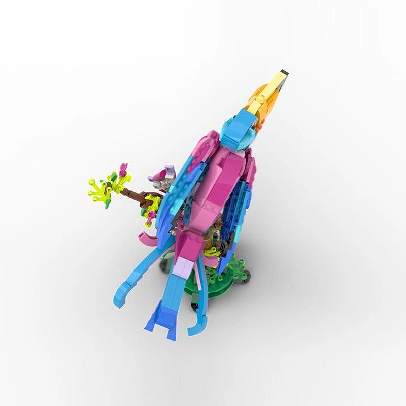 Creators Animal Series Model MOC Bouwsteen Exotische Toekan Modulaire Technologie Geschenken Vakantie Monteer Kinderspeelgoed Pak