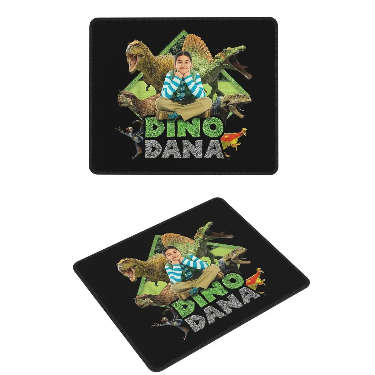 

Dino Dana Real Mouse Pad Computer Keyboard Mouse Mat Gaming PC Laptop Desk Mat Office Accessories Table Mats
