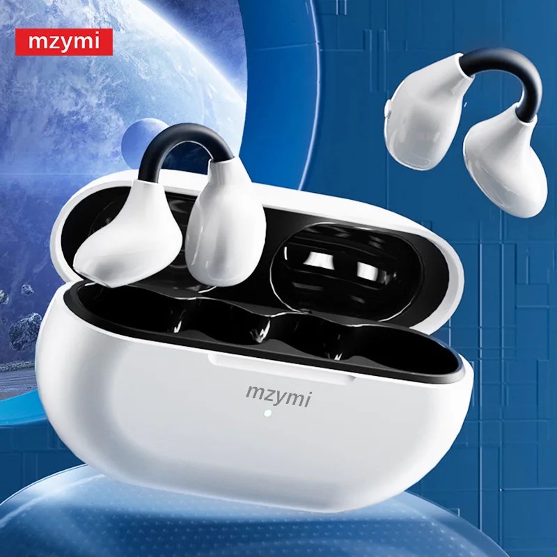 

mzymi C01 TWS Bluetooth 5.3 Earphone Sports Gaming Headset Noise Canceling Wireless Earbuds Earclip Headphones For XIAOMI