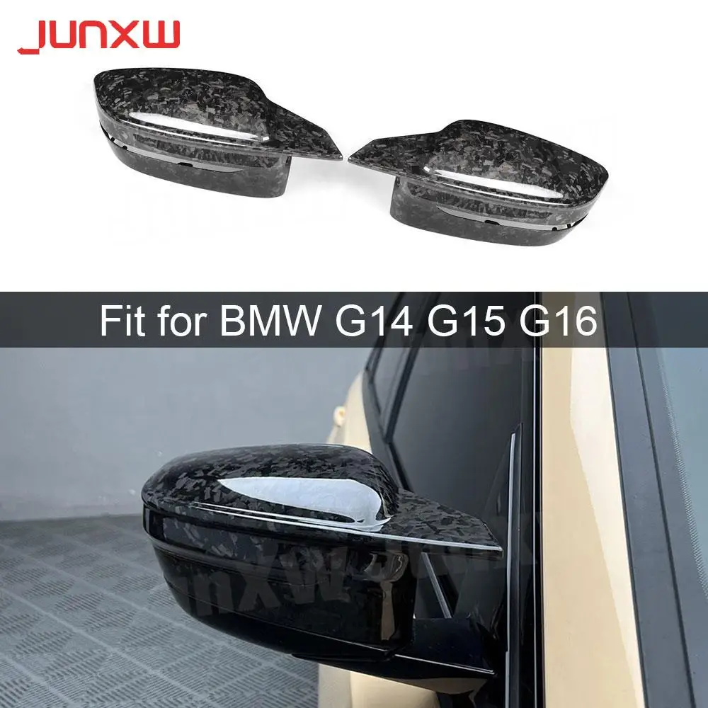 

Dry Carbon Car Door Side Rearview Mirror Cover Car Styling for BMW 8 Series G14 G15 G16 2019-2022 Forged Carbon Mirror Cover