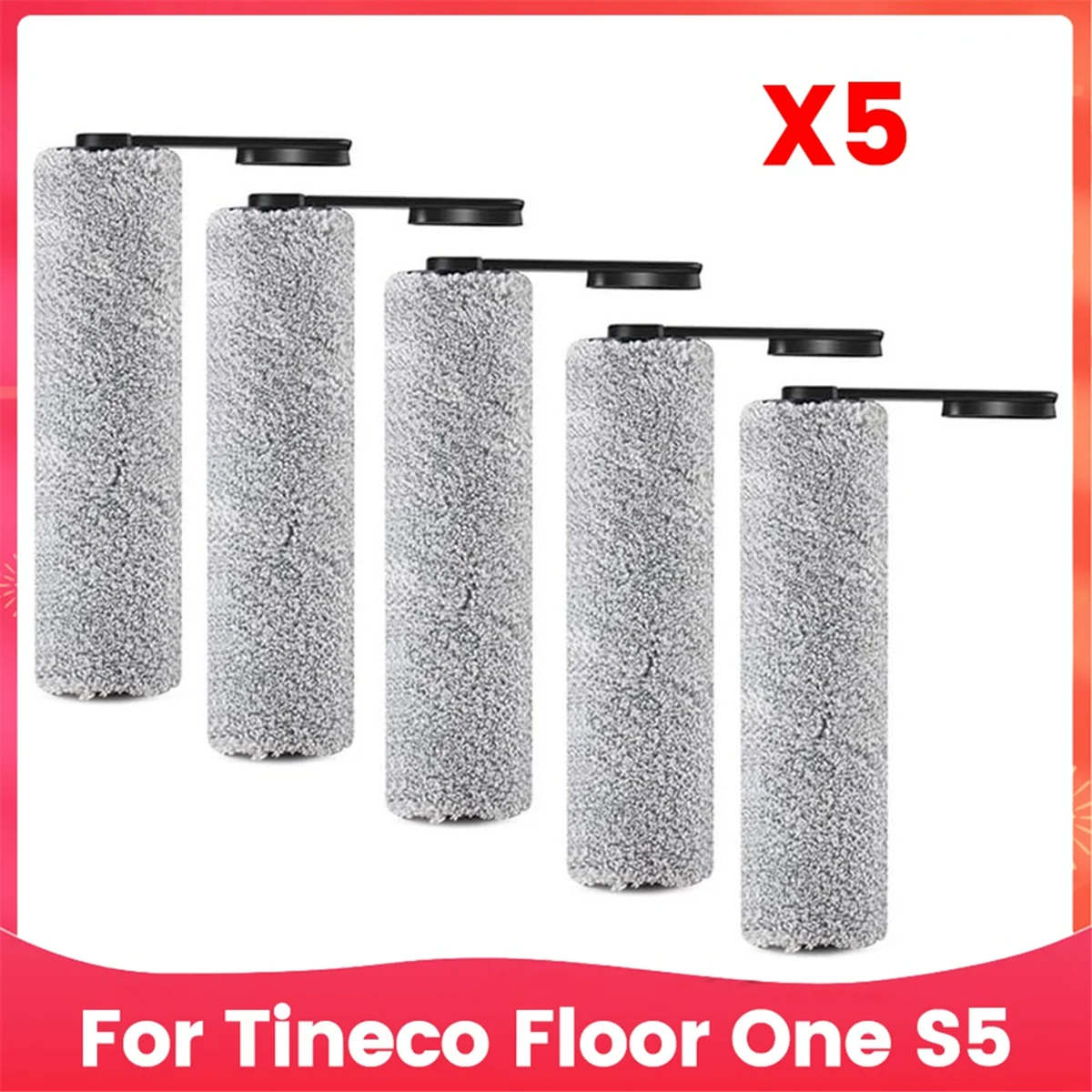 BISMZ สําหรับ Tineco Floor One S5 เครื่องดูดฝุ่นเปลี่ยนลูกกลิ้งแปรงลูกกลิ้งแปรงนุ่ม Strip