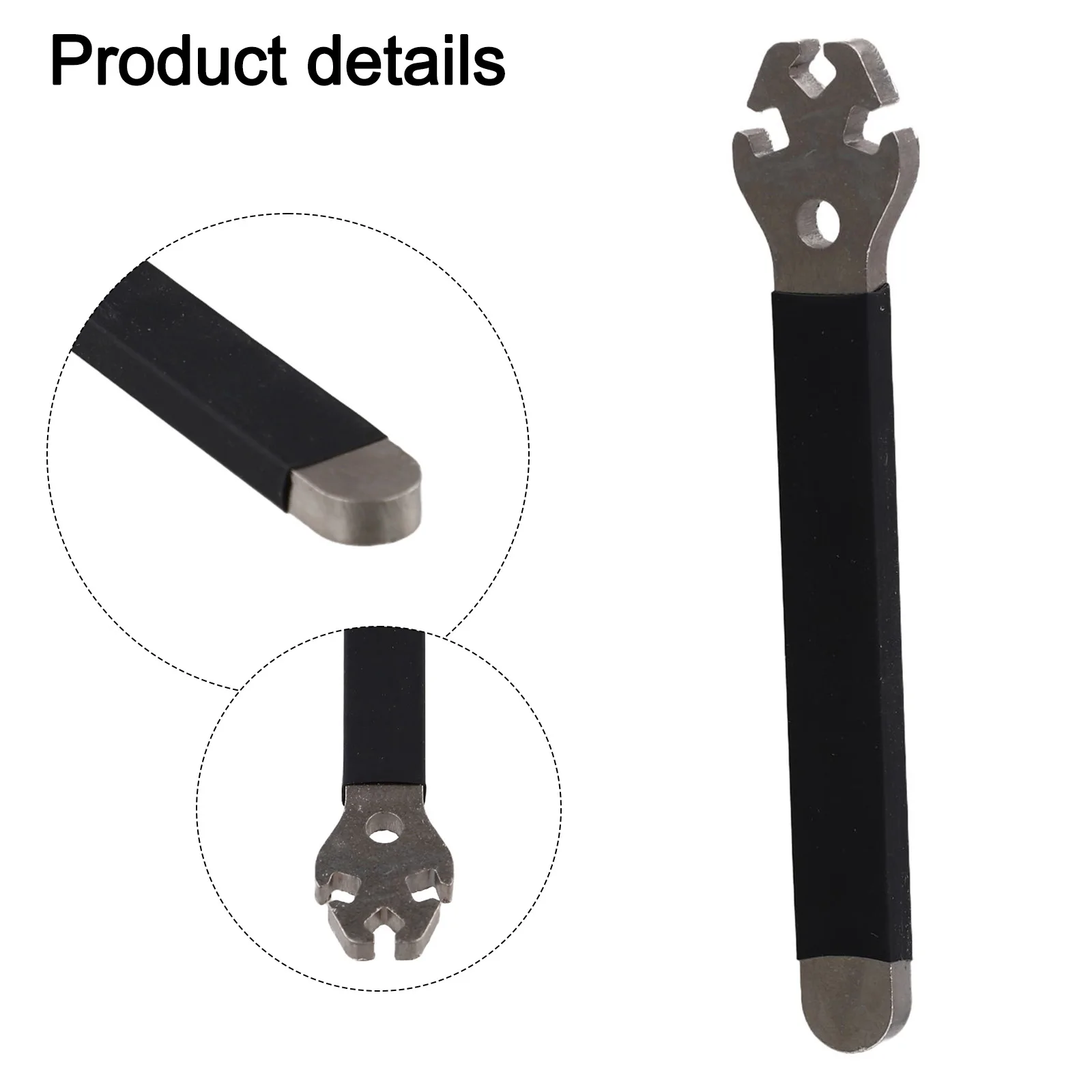 1pc Bicycle Stainless Steel Spoke Wrench MTB Bike Rim Wheel Tension Correction Repair Tool Portable Multifunctional Spoke Wrench