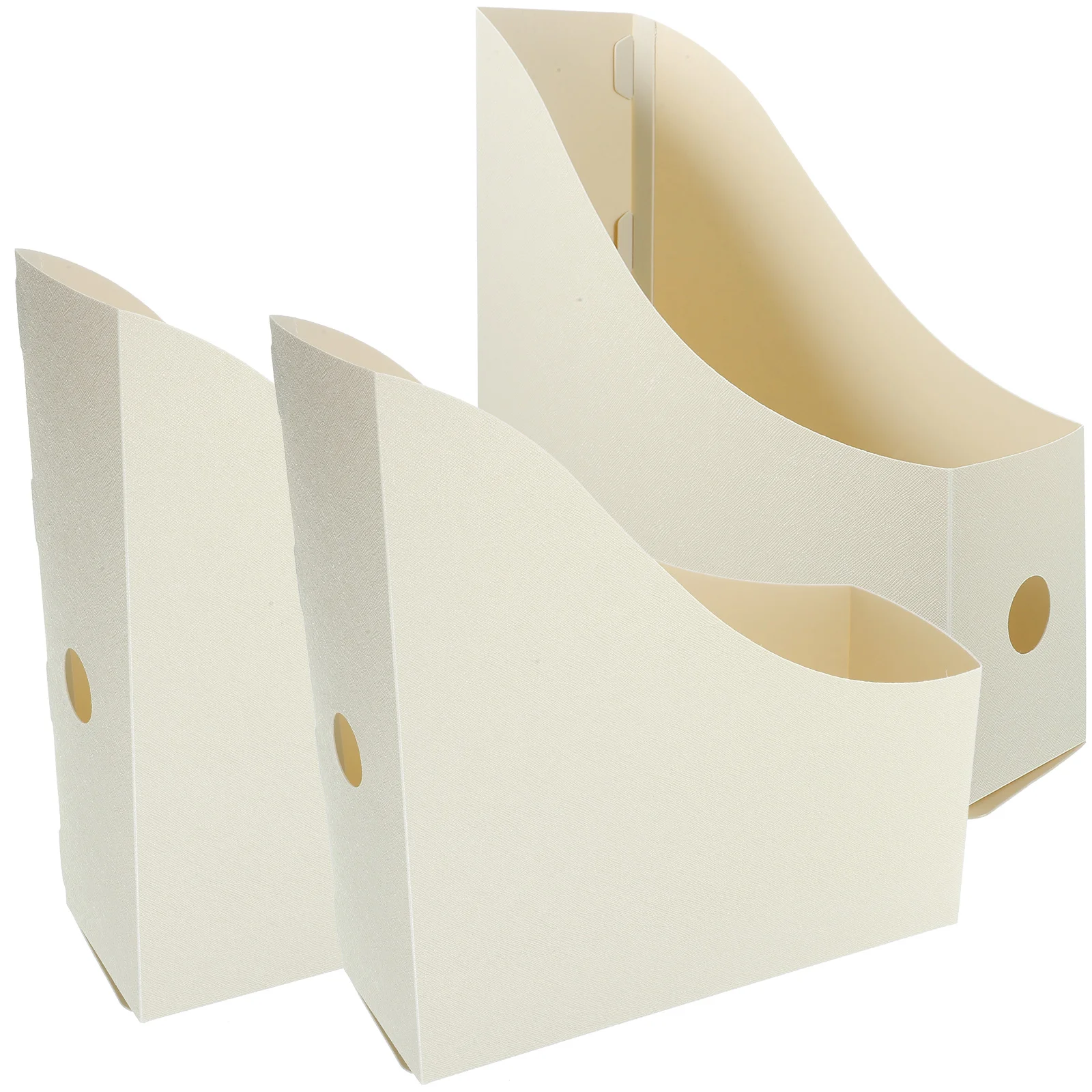 2 Pcs Desktop File Rack Magazine Holder Plastic Book Organizer Holders Folder Brochure Folders Shelf