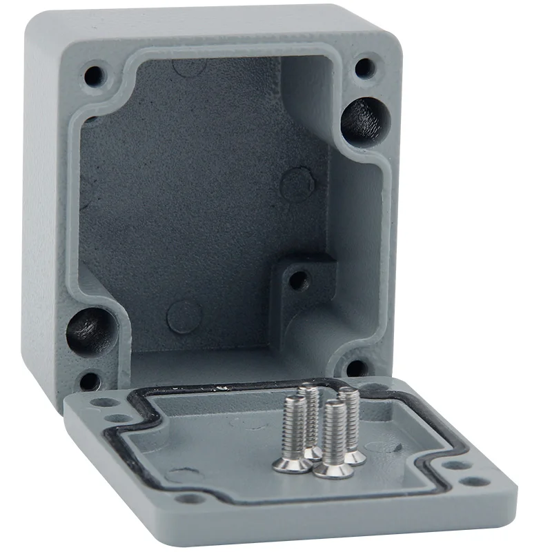 Explosion-Proof Cast Aluminum Junction Box IP67 Waterproof Electronics Housing Industry Alloy Case Outdoor Project Metal Box