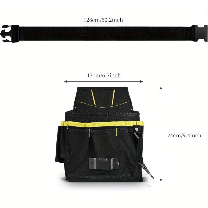Professional Car Wrap Tool Bag Waterproof Utility Pouch Work Waist Belt Bag Window Tint Squeegee Holder Storage Holder Organizer