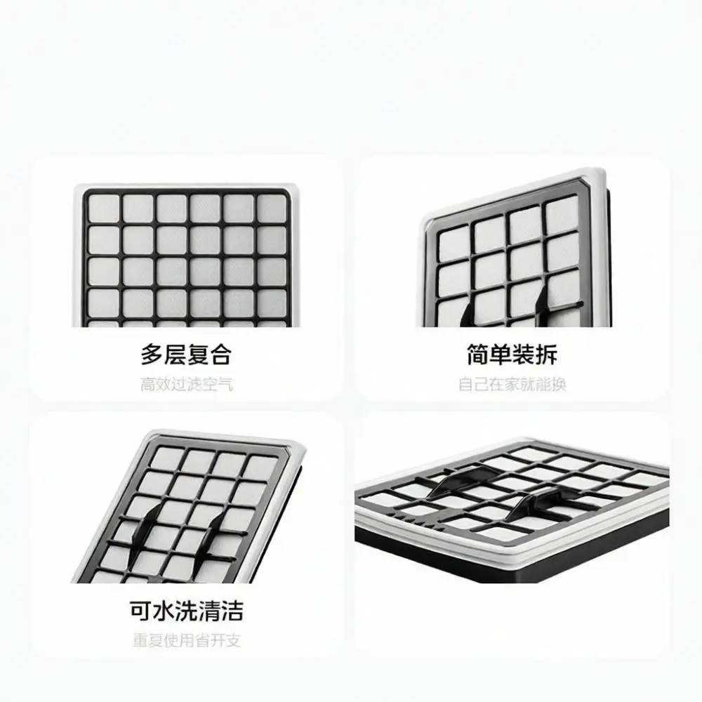 Vacuum Filter Cotton Plus Floor Brush Head Fit For Midea C7 C91 C1Lady R1Lady C6 Household Dust Cleaner Repair Accessory