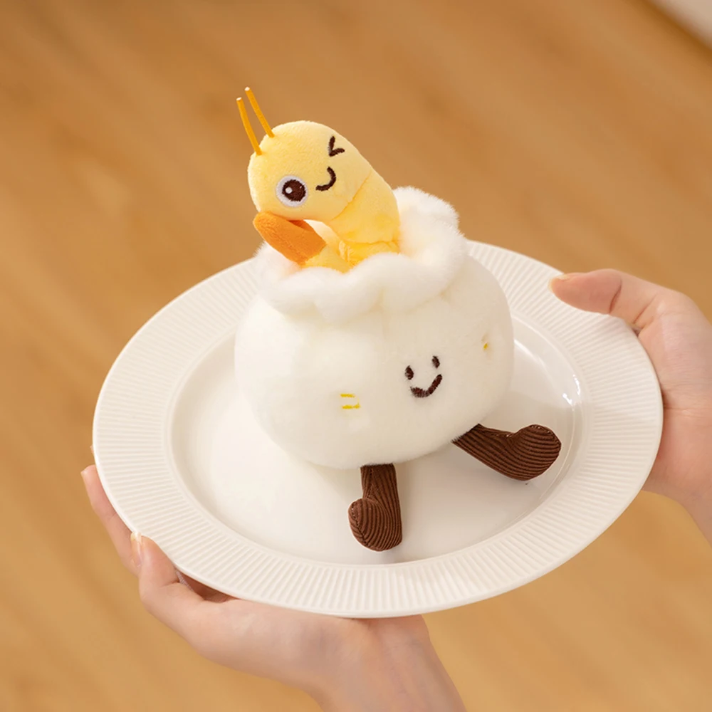 مسلية الصينية التقليدية الغذاء Xiaolongbao ألعاب من القطيفة كراب شوربة الزلابية كعكة رو كعكة محشوة الكعك مع حشوات اللحوم الروبيان