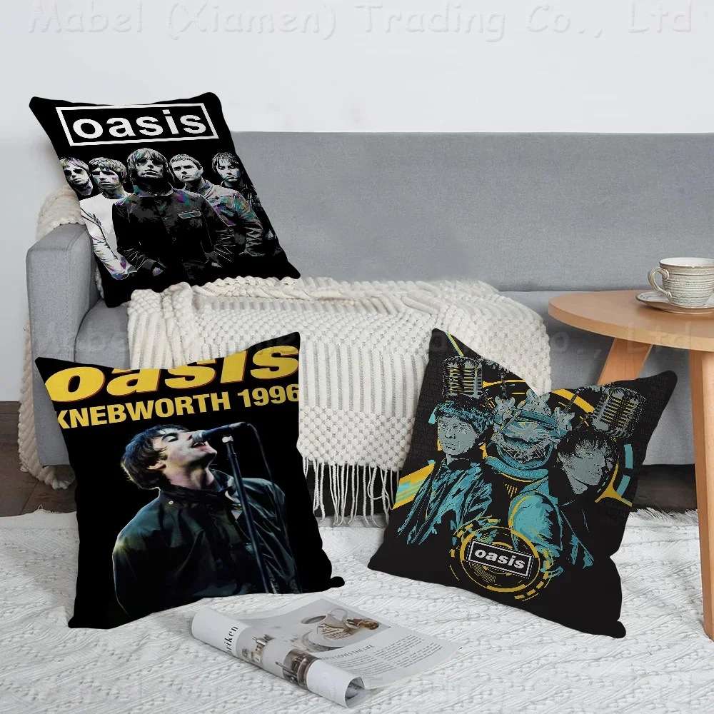 Oasis Band Cushion Cover Pillow Cover Decor Pillowcase Printed Cushion Case For Couch