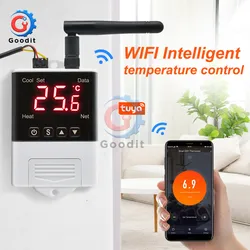 DTC2201 AC110V-220V termostato sensore NTC Display digitale regolatore di temperatura Wifi 1.9 pollici e sotto la famiglia portatile