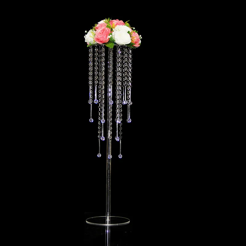 10pcs f30 60-100cm  Acrylic Flower Arrangement Table Centerpiece Transparent Acrylic Flower Stand Party Events Cake Stand ivy393