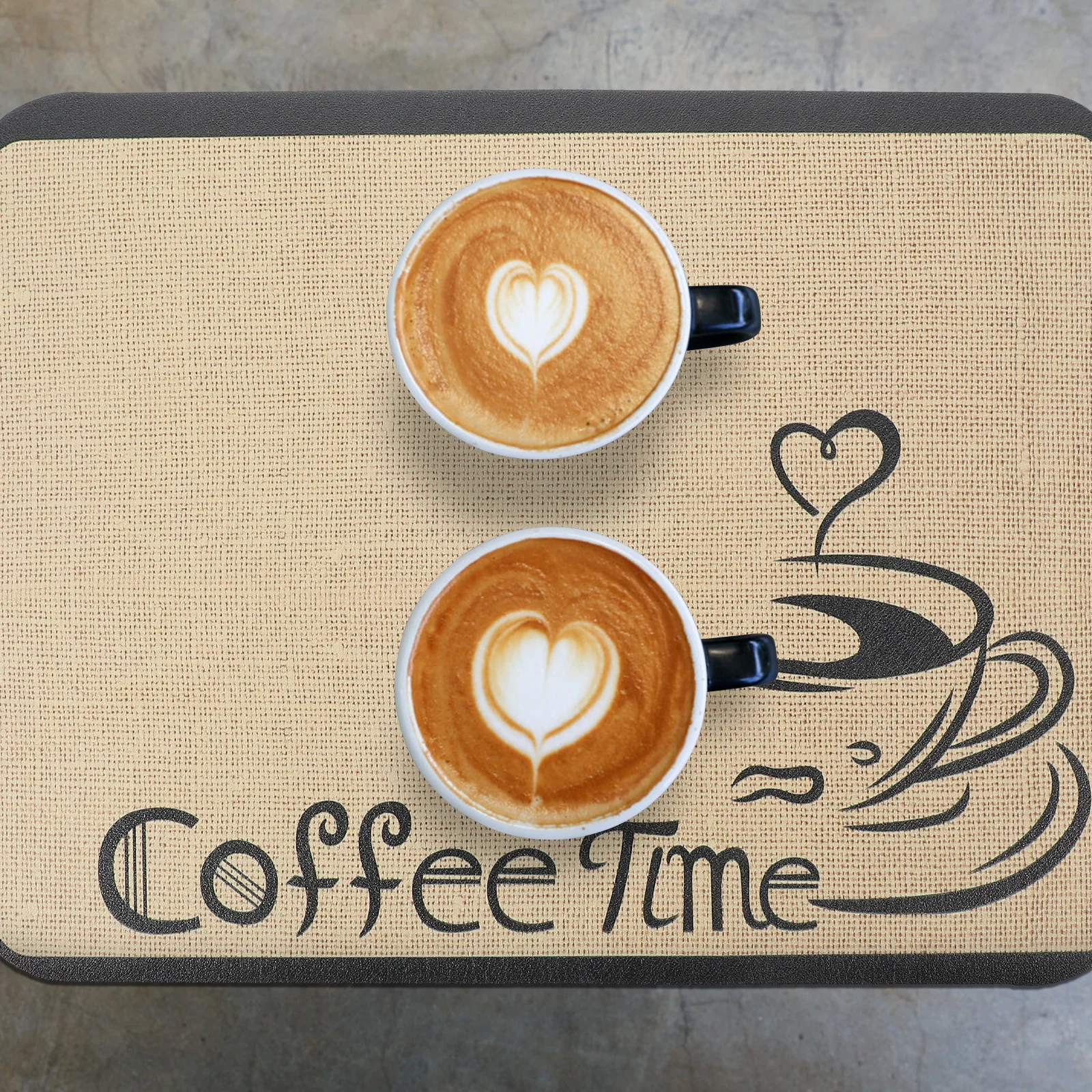 Tapete absorvente de secagem grande, antiderrapante, balcão de cozinha, máquina de café, secagem rápida, absorção de água, proteção contra gotejamento