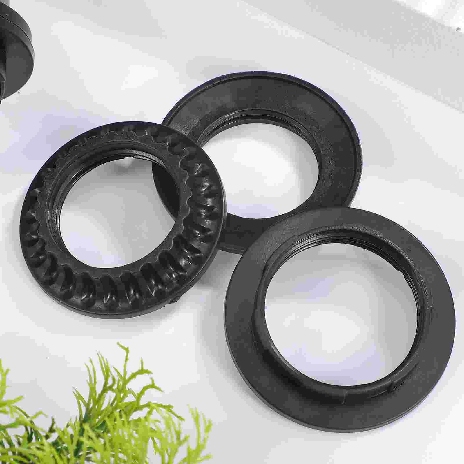 4 Pcs Lamp Holder Fixing Ring Collar Rings For Light Fixtures Socket Lampshade Covers Reducer Adapter Retaining