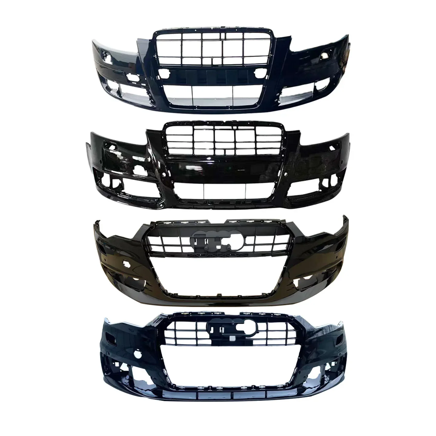 Suitable for Audi A6L bumper 05-08 09-12 13-18 years Front bumper anti-collision protection Surrounded front beam bumper skin