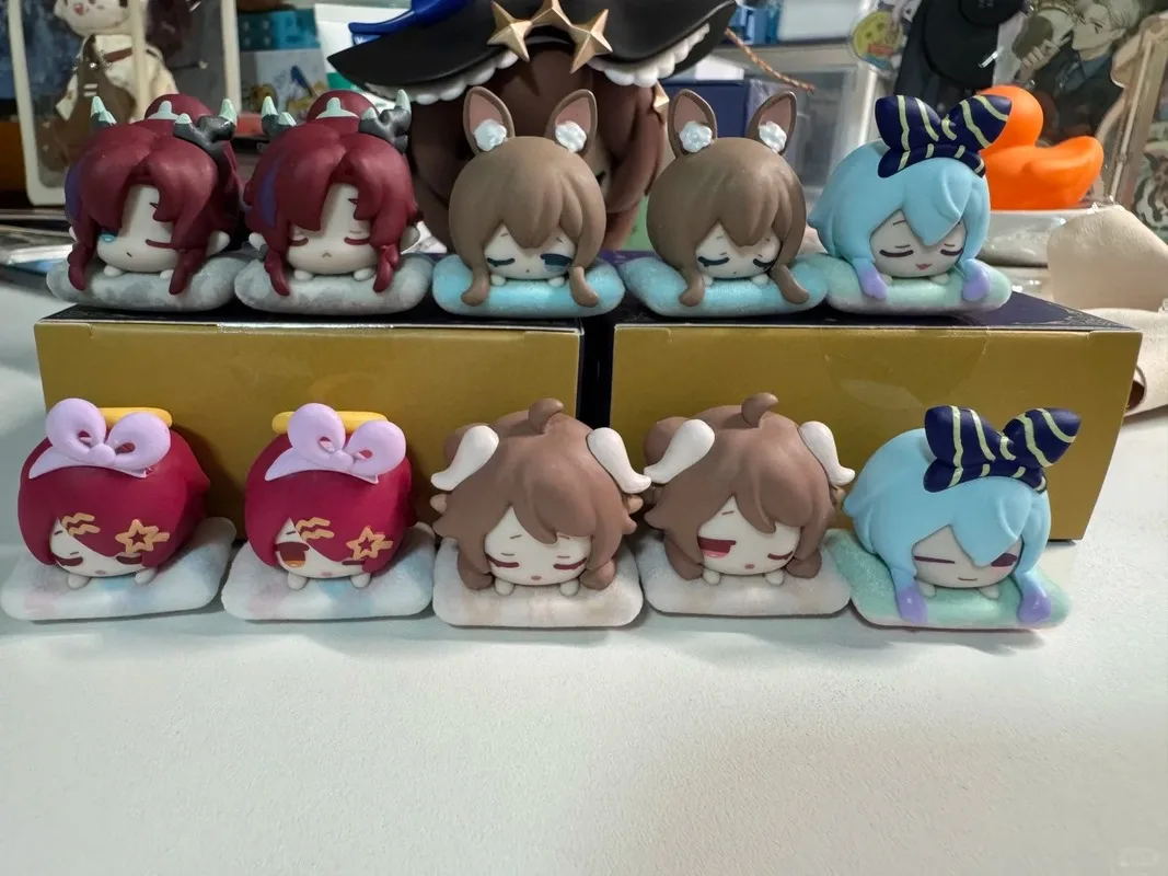 متوفر في المخزون Miniso X Arknights لطيف دمية الحلي أنيمي لعبة الطرفية Amiya Exusiai Mizuki Eyjafjalla الهدايا لعبة جمع