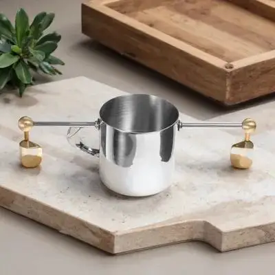 

Stainless Steel Measuring Cups Bartending Jiggers Double Bead Cocktail Ounce Cup Metal Handle Tools for Drinks Dispenser