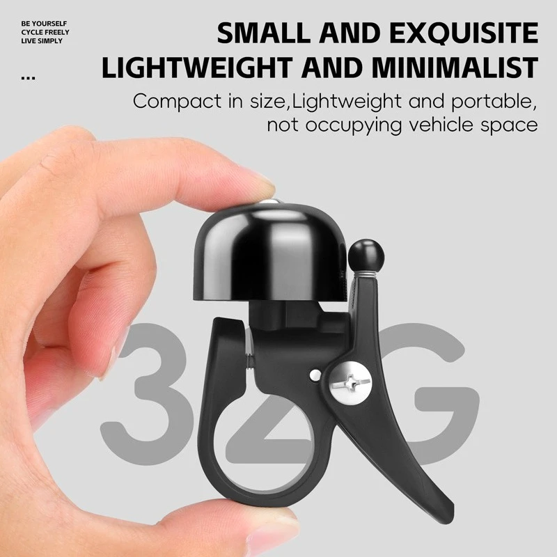 

Classic Alloy Bicycle Bell Vintage Design Clear Alert Tone Tool-Free Mounting for Urban Commuting Leisure Riding Bicycle Bell