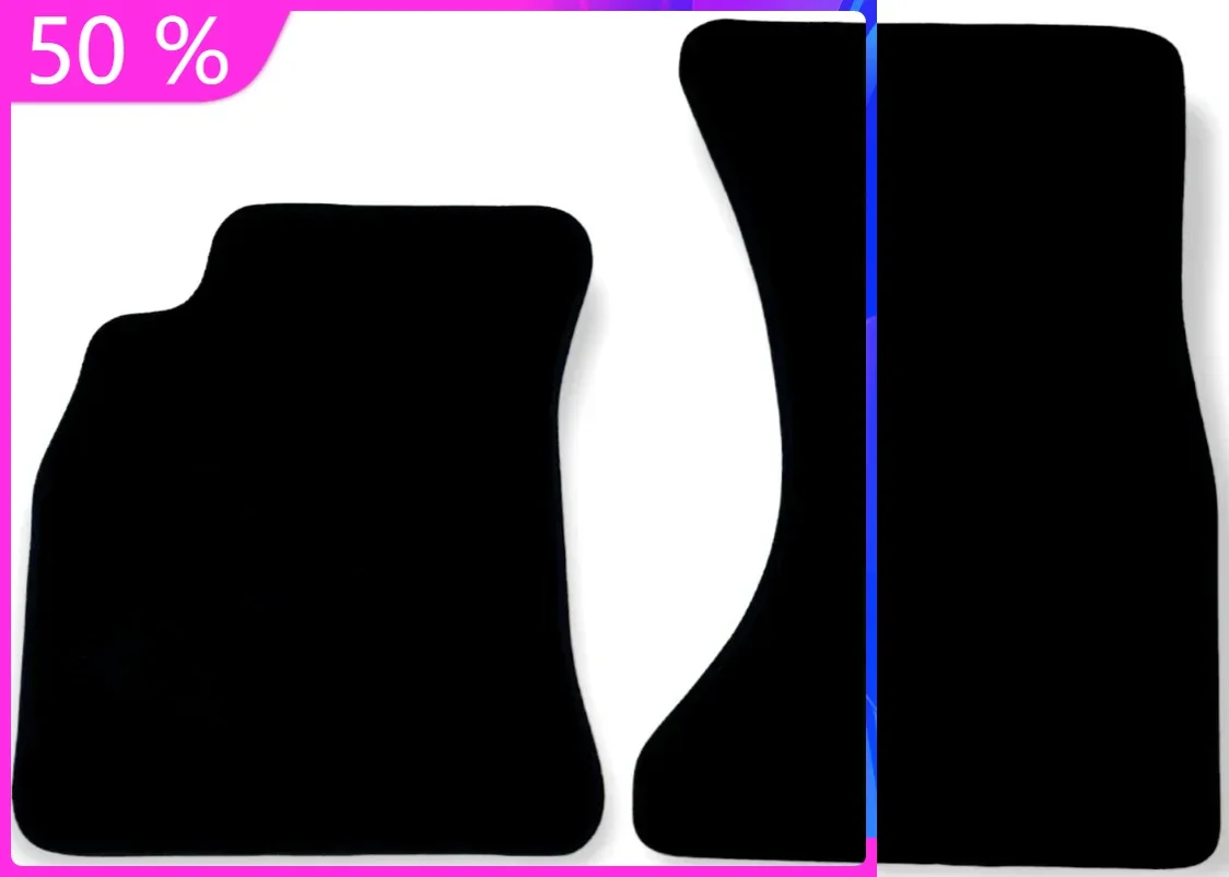 

Безопасные передние автомобильные коврики для Audi A5 Coupe, велюровые водонепроницаемые черные коврики, 2 шт.