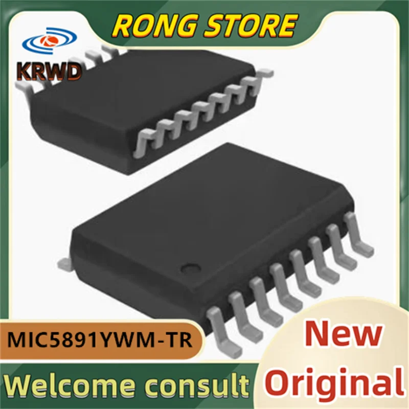 

5 шт. MIC5891YWM Новый и оригинальный чип IC MIC5891YWM-TR MIC5891 SMT пайка печатной платы