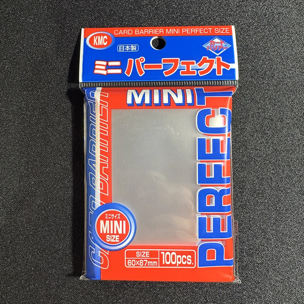 Kmc-ミニサイズバリアカードスリーブカバー、ygoクリア、パーフェクト