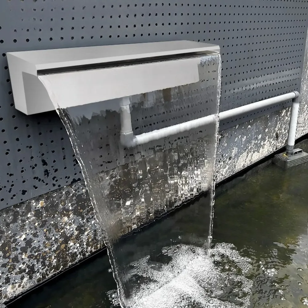 cour-etang-a-poissons-cascade-sortie-304-acier-inoxydable-cascade-flume-paysage-aquatique-mur-paysage-mur-d'eau-piscines