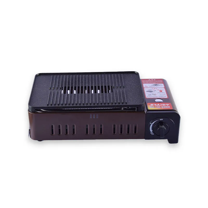 Tragbarer wind dichter Dual-Purpose-Barbecue-Grill, Outdoor-Picknick Camping, Reise-BBQ-Kochen, Heizkarten-Ofen-Gasherd