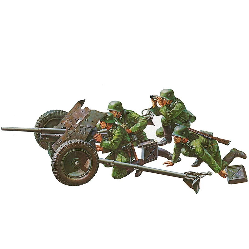 TAMIYA assembled model kit 35035 37mm anti-tank gun (PaK 35/36)  1/35