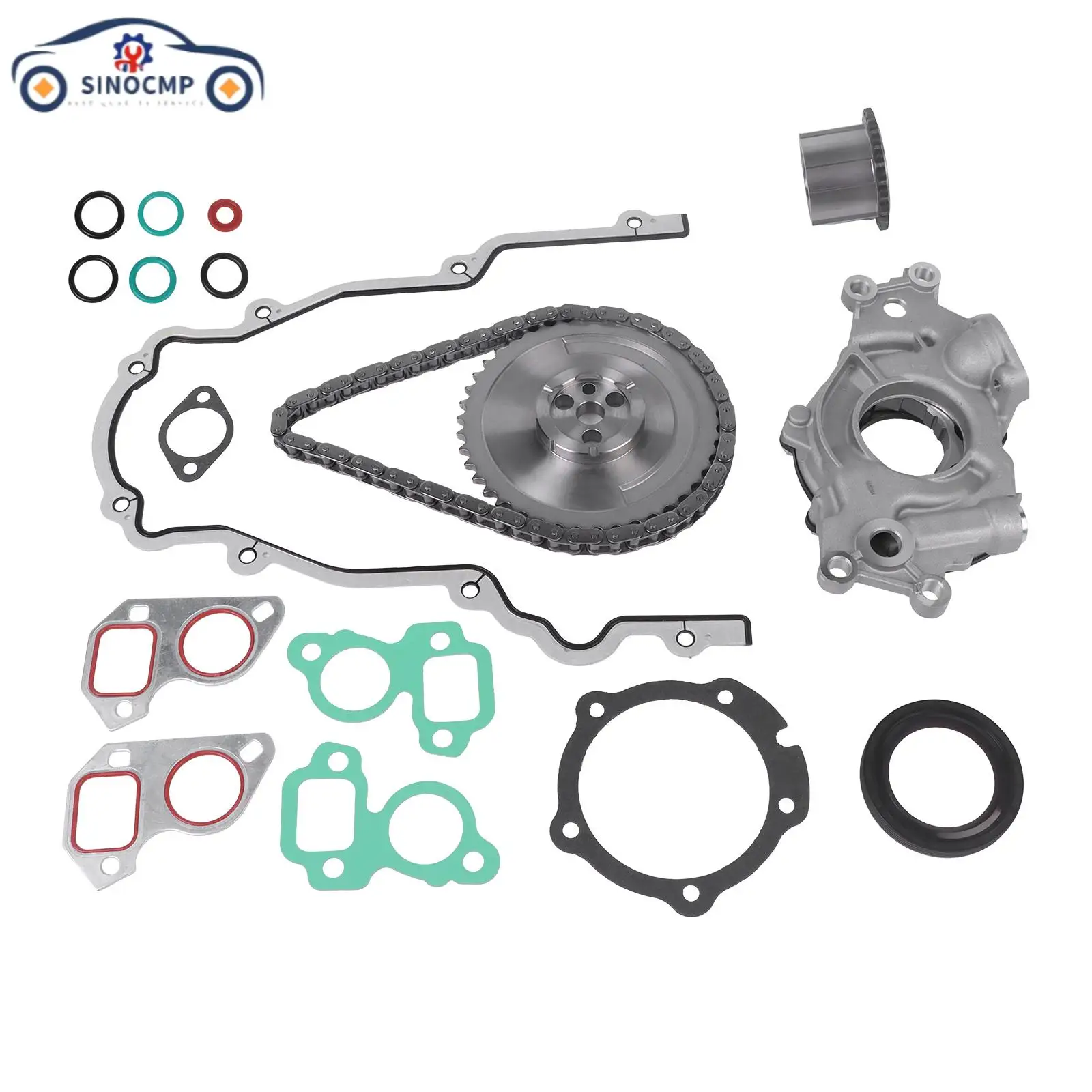 Timing Chain Oil Pump Gasket For Chevrolet GM 4.8L 5.3L 6.0L LS1 LS2 LS Engines Components Timing Components Engine Parts