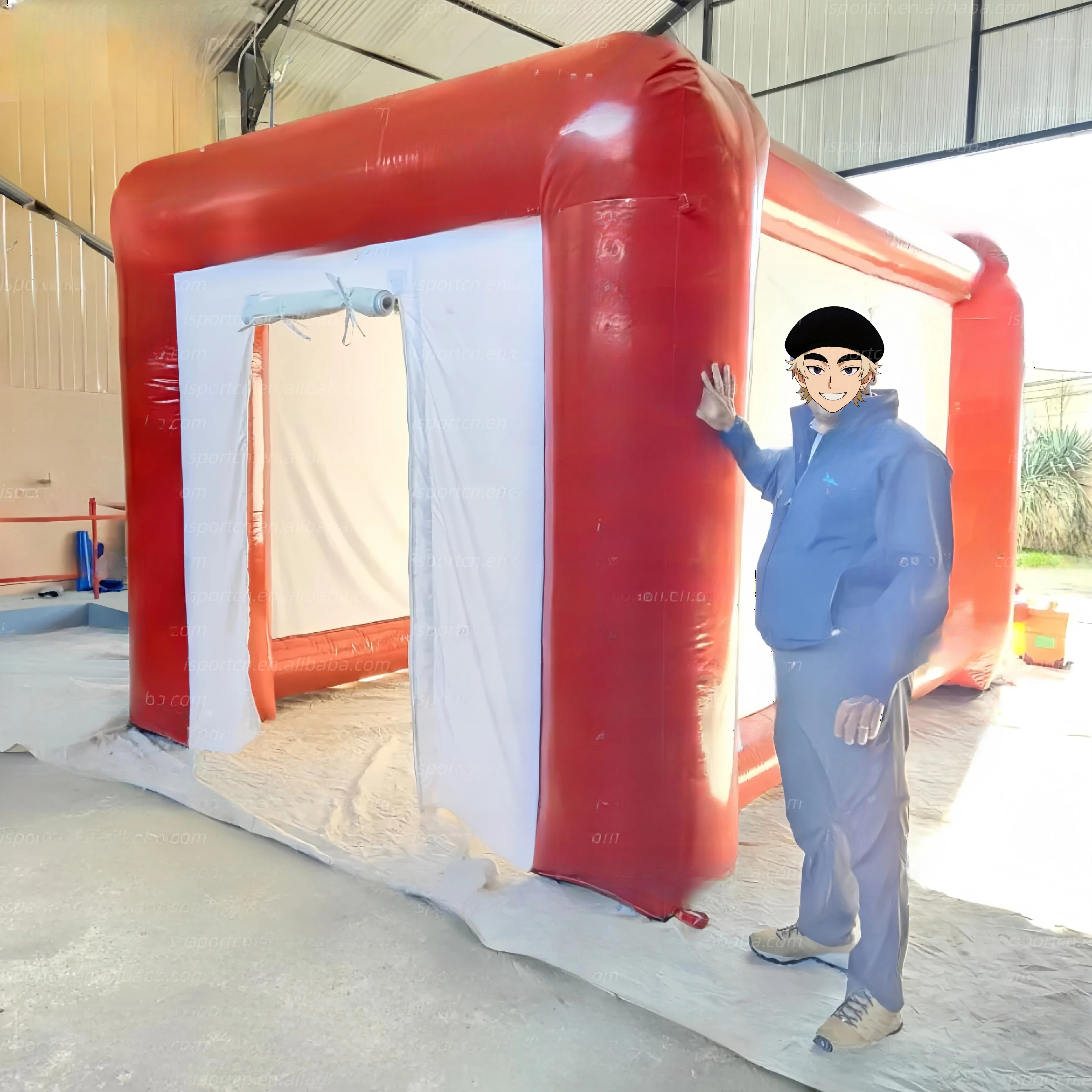Giant Inflatable Mobile Event Tent Multi-Function Space Portable Changing Room Display Booth Advertising Oxford Cloth Customized