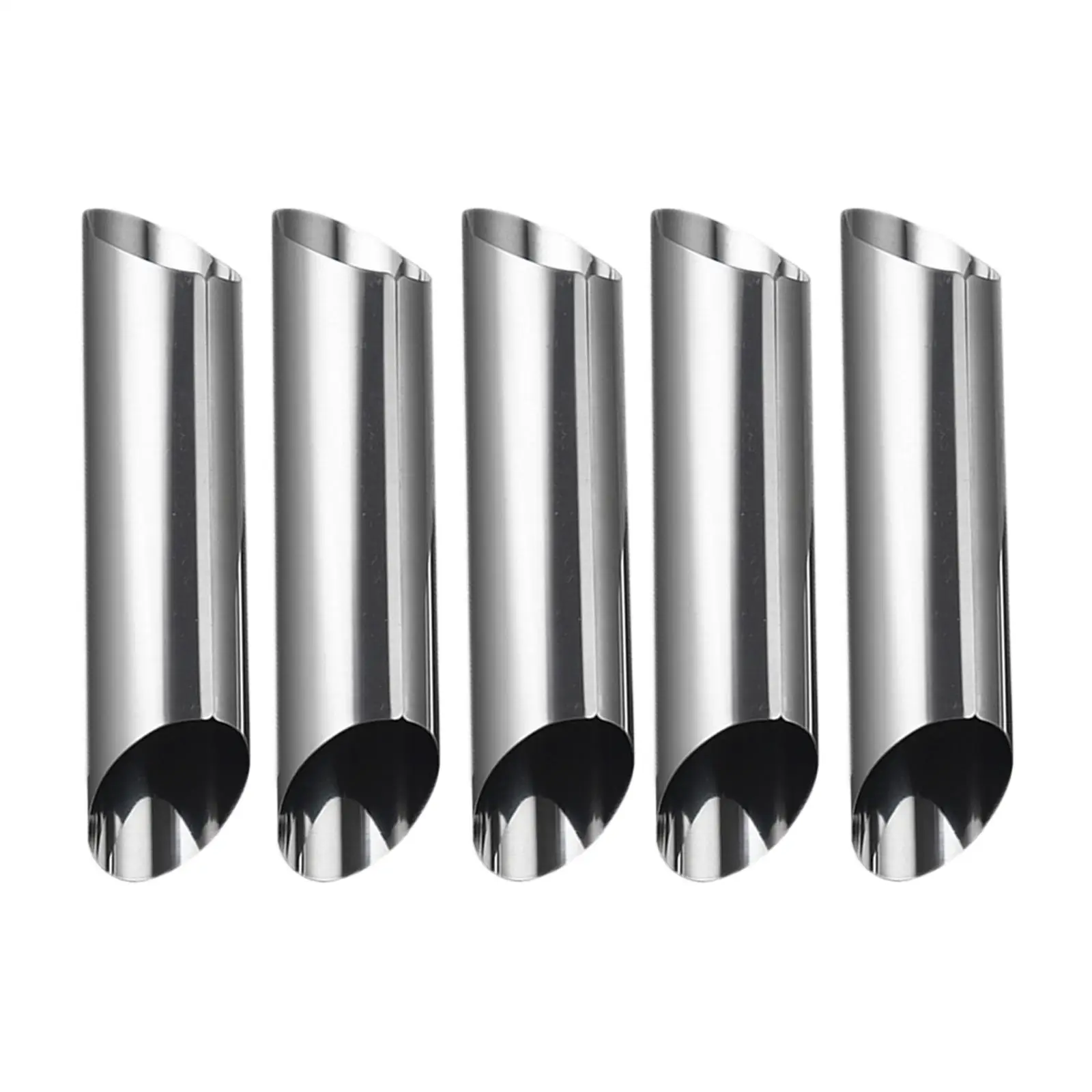 5 Pieces Food Grade Cannoli Form Tubes Pastry Utensils Cream Horn Mould for Pancake Desserts