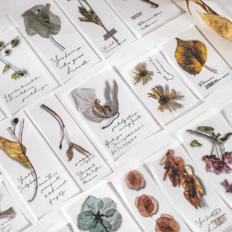 15 قطعة/الوحدة لوحات مذكرة المواد ورقة عشرة آلاف مرة الربيع هو ai غير المرغوب فيه مجلة سكرابوكينغ الرجعية زخرفة خلفية #1