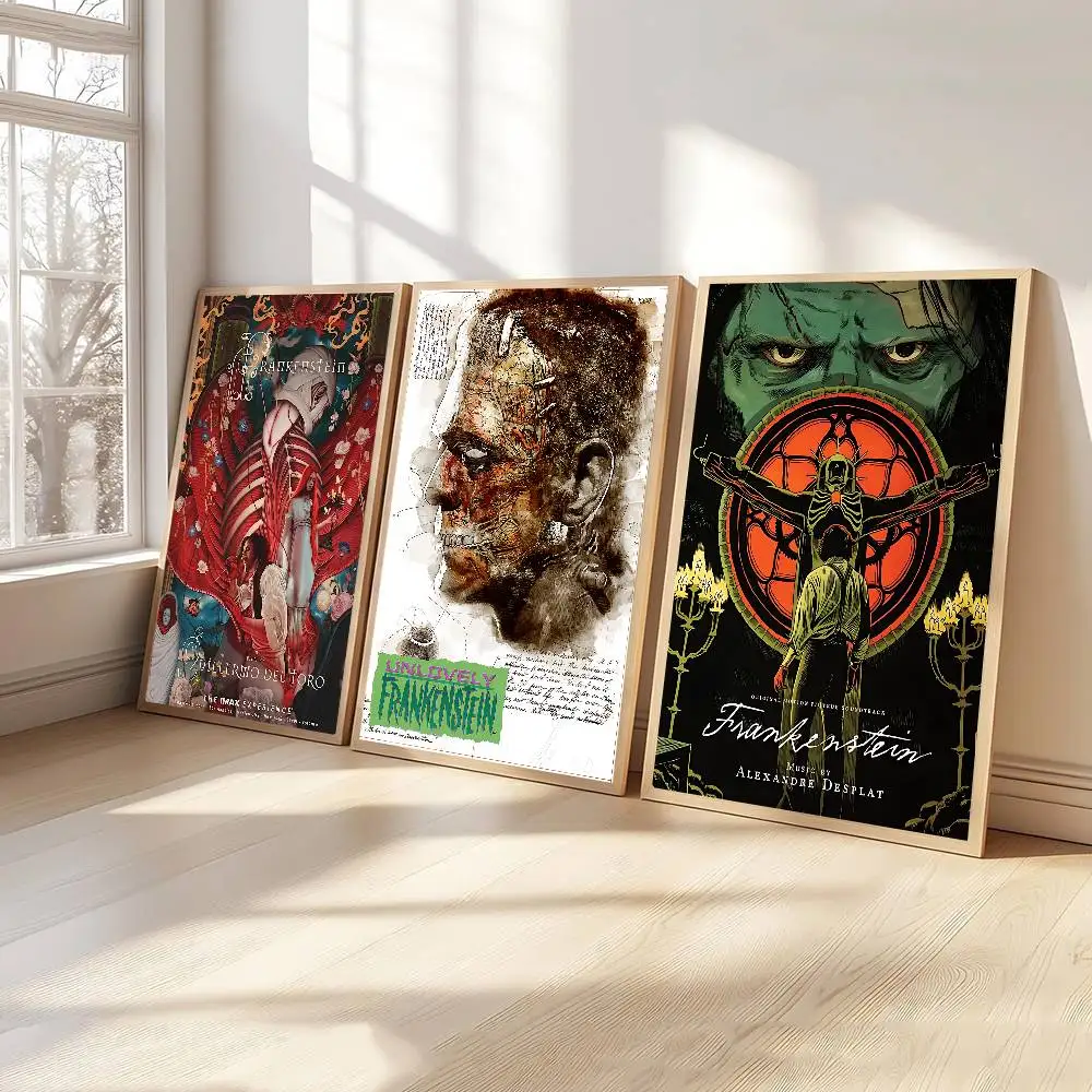 Frankenstein Film Canvas Printed Good Quality Prints and Posters HD Quality Poster Wall Art Painting Study Home Decor
