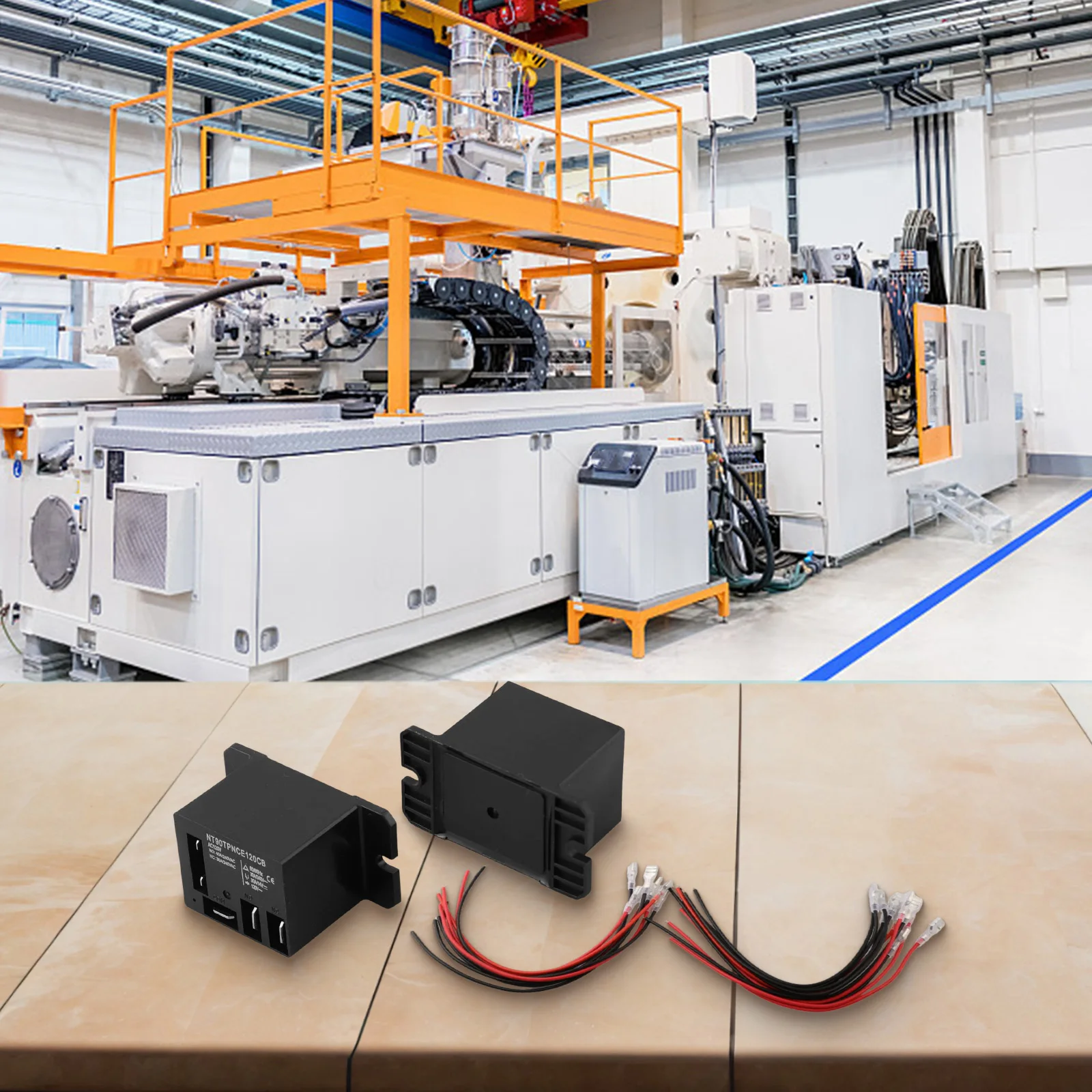 2PCS for mini Relays (40A) for AC/DC Applications with Quick Connect Terminals Perfect for Electronics Projects
