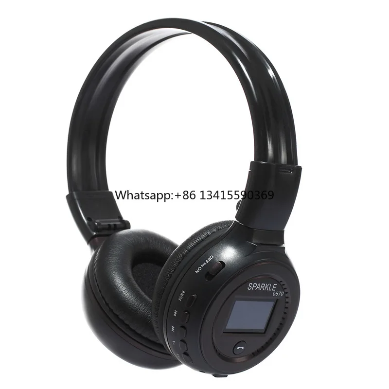 

Best Quality ZEALOT B570 Wireless Headphones Fm Radio Over Ear Blue Tooth Stereo Earphone Headset for Computer Phone