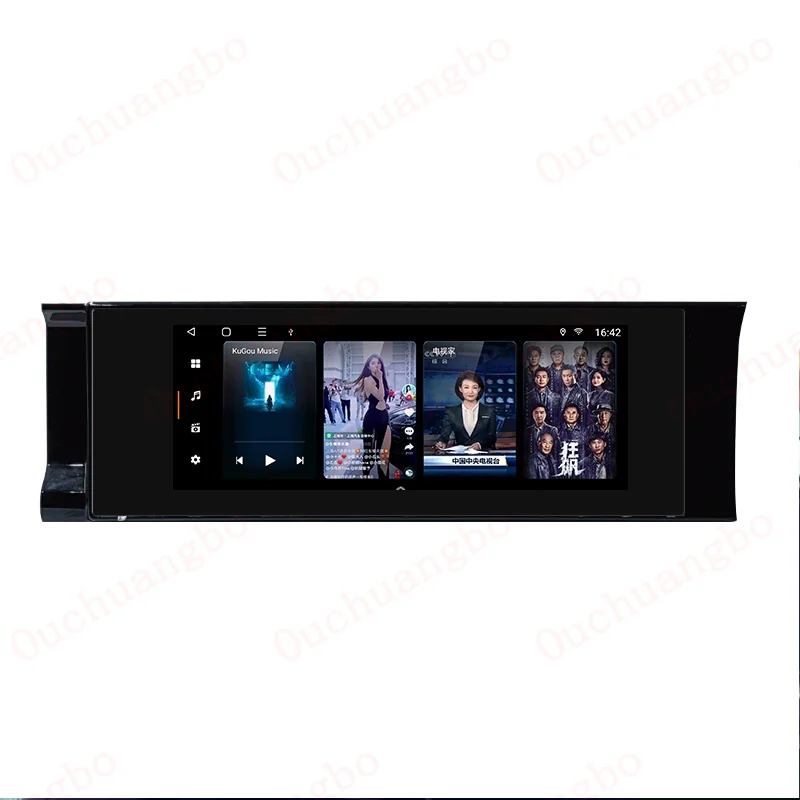 Ouchuangbo 12.3inch For Jetour Traveler T2 2023+ Passenger Entertainment System 6+64GB Android 13 Copilot Entertainment Screen