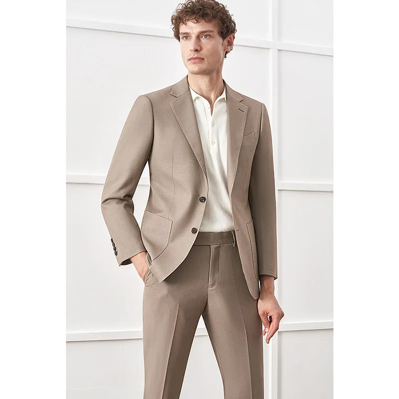 V1586-Men's business suit, suitable for small figures