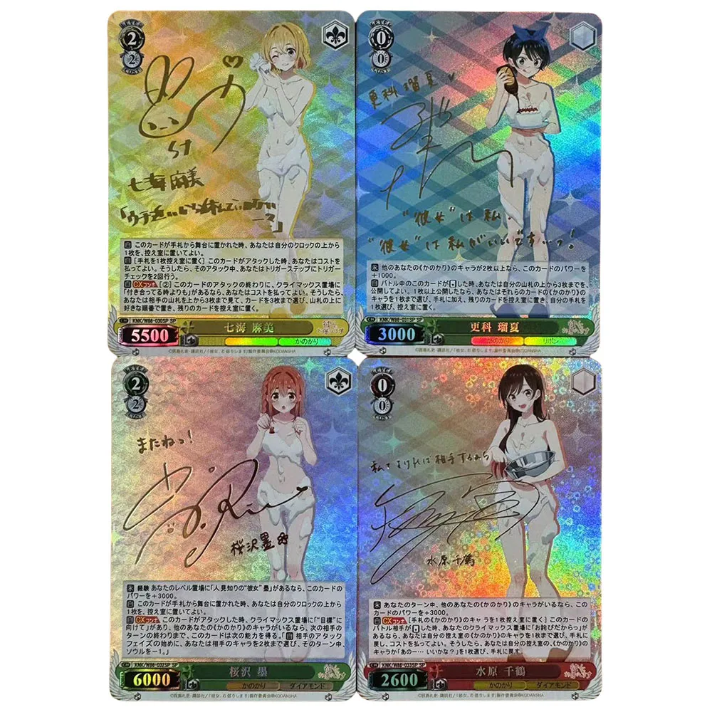 Anime Goddess Story DIY ACG Ichinose Chizuru Elaina Asami Nanami Boy Games Toys Collectible Cards Birthday Gifts Board Game