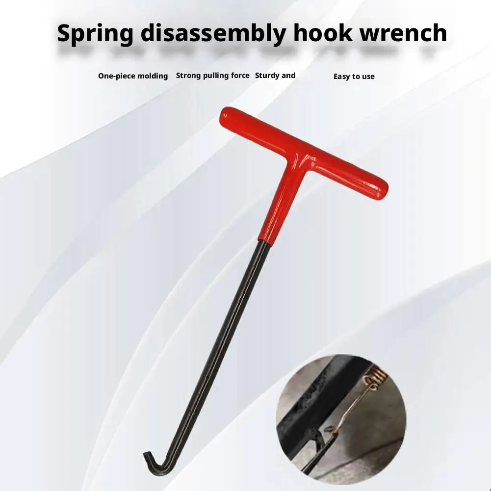 دراجة نارية العادم خطاف بنابض T على شكل مقبض العادم الأنابيب الربيع مجتذب المثبت السنانير أداة إصلاح لإزالة الينابيع #3