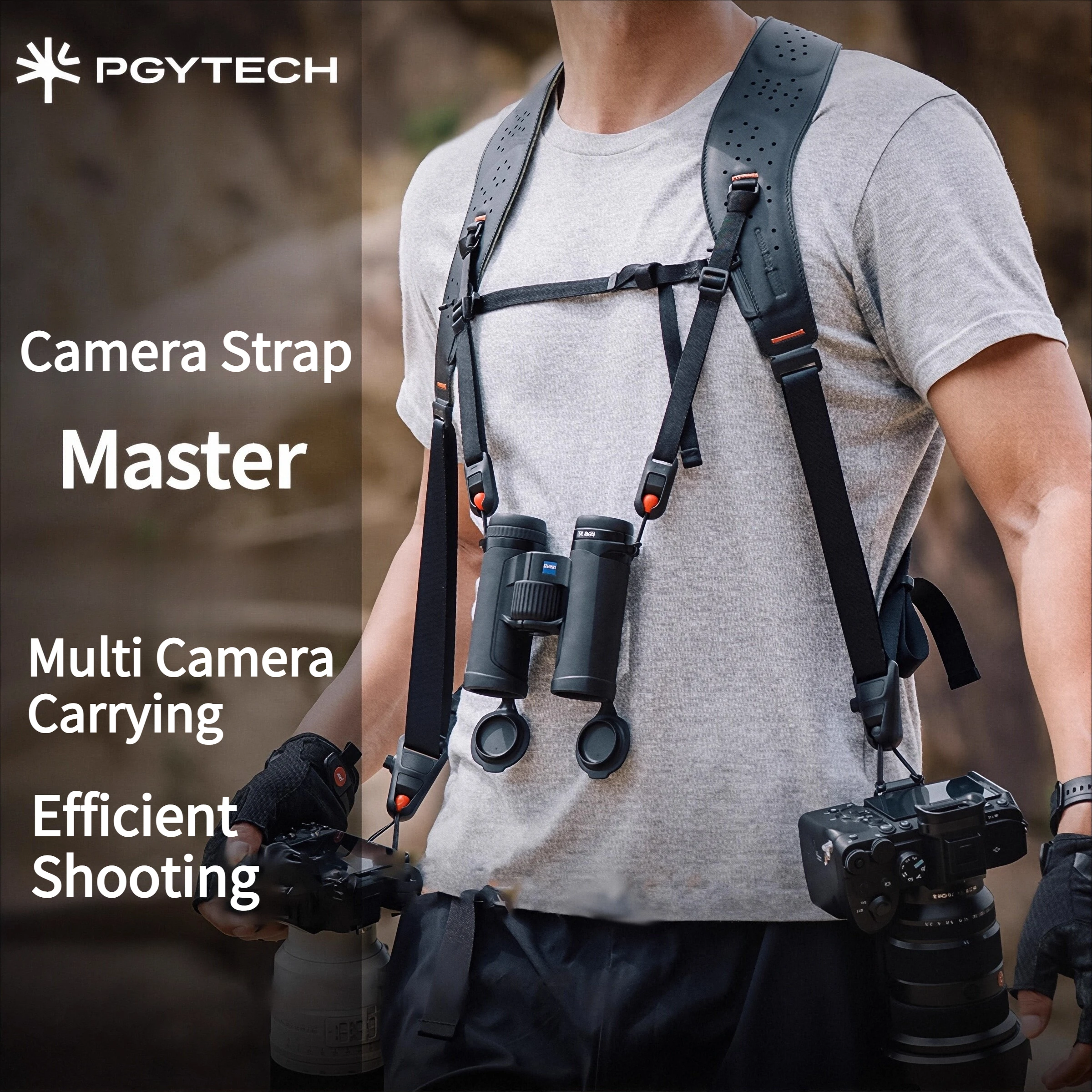 

PGYTECH Camera Strap Master Dandelion Pro Professional Wedding Photography Master Grade Genuine Leather Camera Shoulder Strap