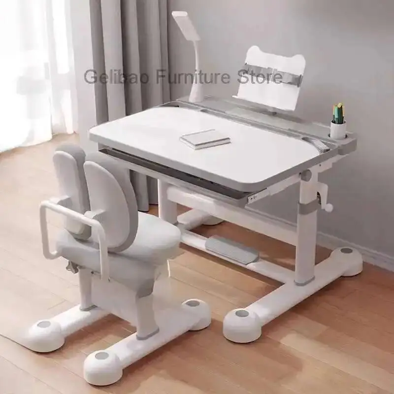 

Child Desk Kids Room Elementary Small Children's Table Chair Set Tables Furniture School Supplies Study Student Classroom