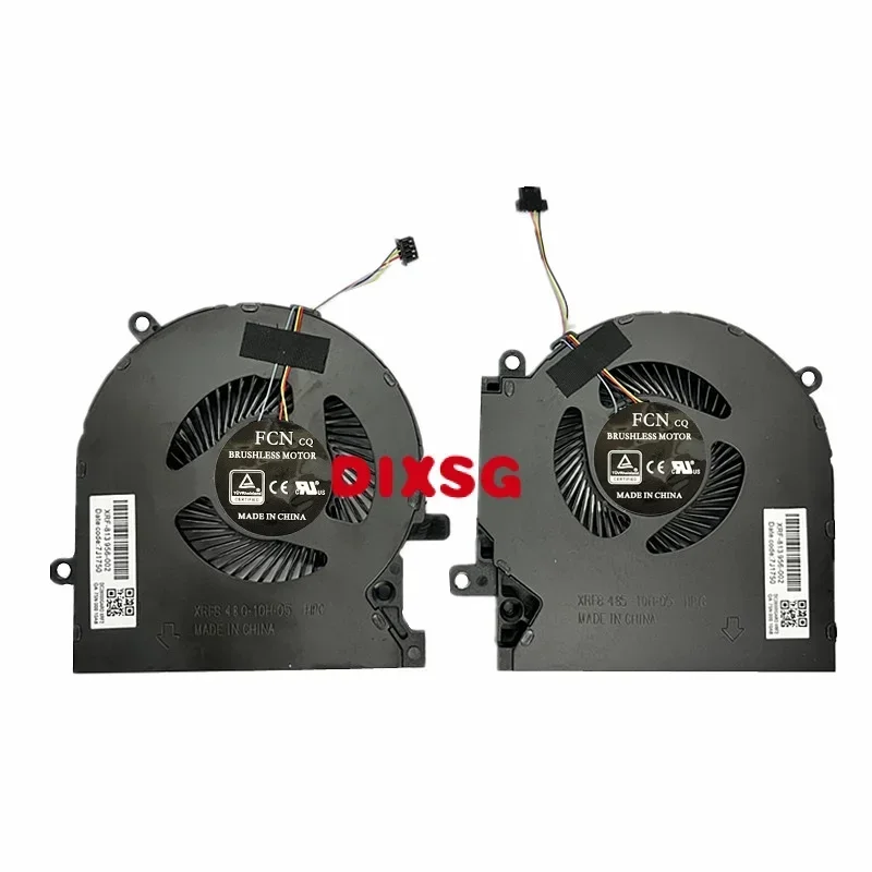 12V CPU GPU cooling fan for HP Omen 15-ek TPN-Q236 fans cooler radiator M04216-001 ND8CC02-19j22 19j2 3 M04215-001 ND8CC03-19C23