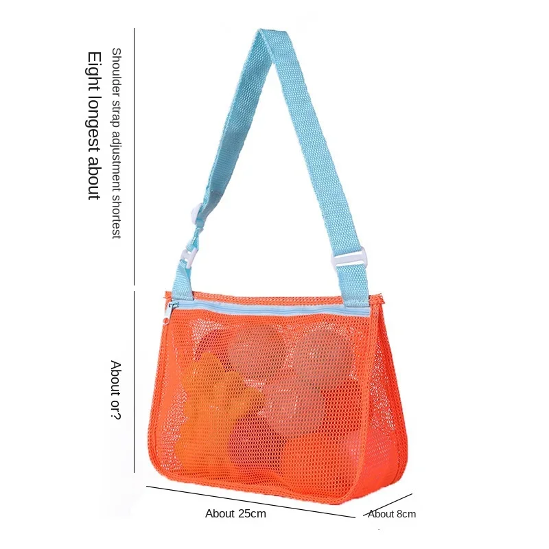 Children\'s Toy Storage Bag Travel Travel Beach Bag Hollow Can See Through The Beach Net Bag Shoulder Bag