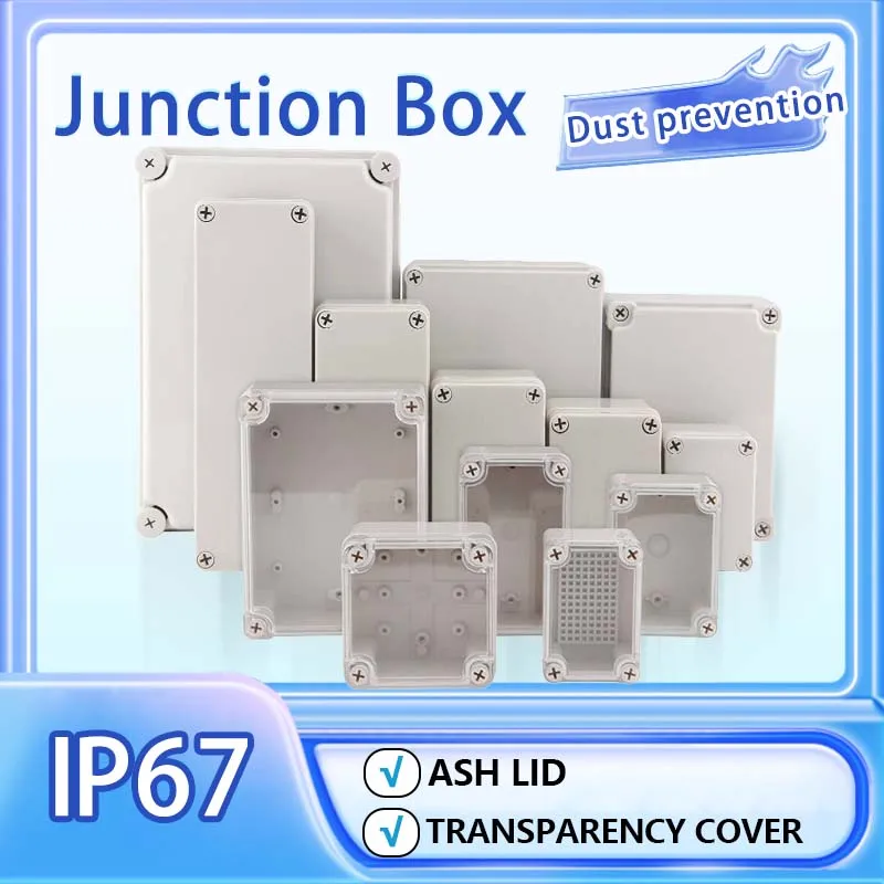 

AG Series ABS Plastic Junction Box Waterproof Electronic Case IP67 Instrument Wire Housing Outdoor Custom Project Enclosure