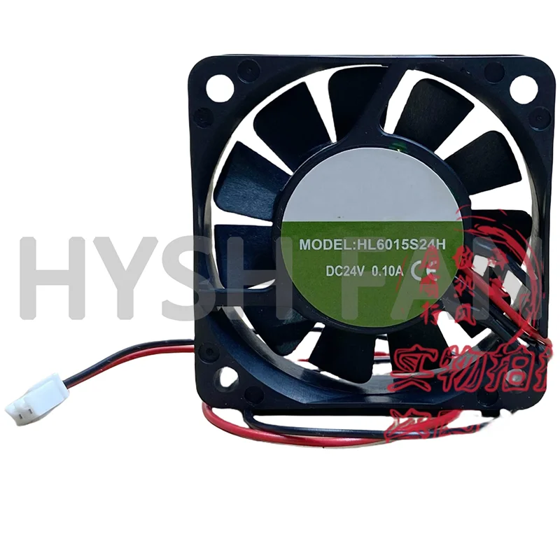 HL6015S24H 24V 0.10A 6015 2-Wire Inverter Cooling Fan