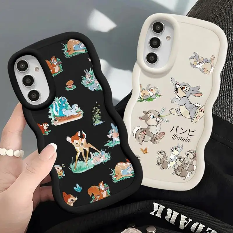 Bambi Thumper Rabbit Phone Case para Samsung Galaxy, funda de silicona para Samsung Galaxy A54, A53, A14, A52, A13, A12, A33, A51, A23, A24, A21S, A32, A73, A22