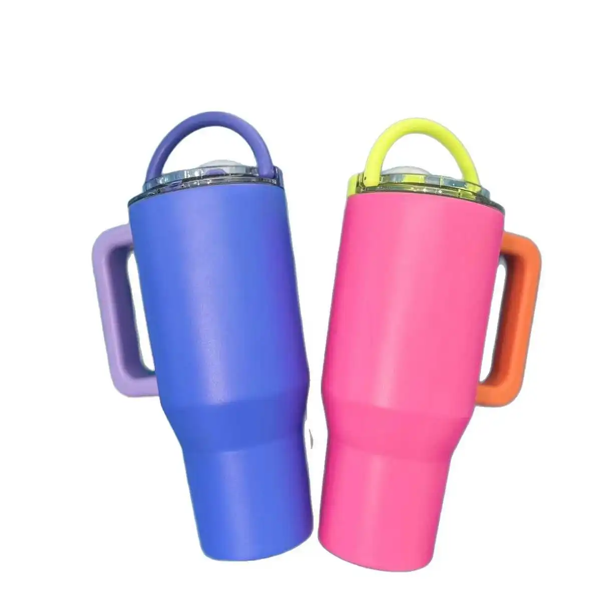 Big Mac thermos cup 32OZ new high-value milk tea cup large-capacity portable stainless steel straw ice cup
