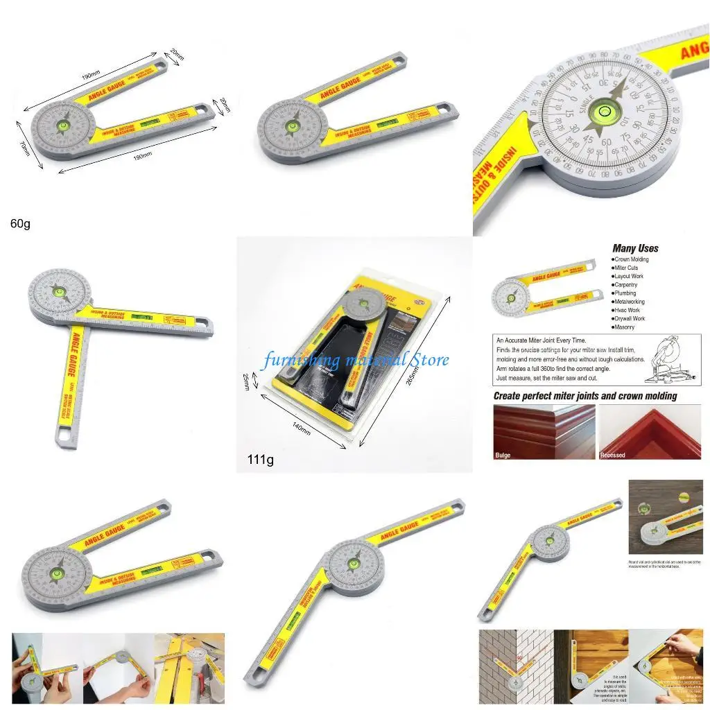 Y5GD 360-градусный угломер, высокоточный измерительный инструмент
